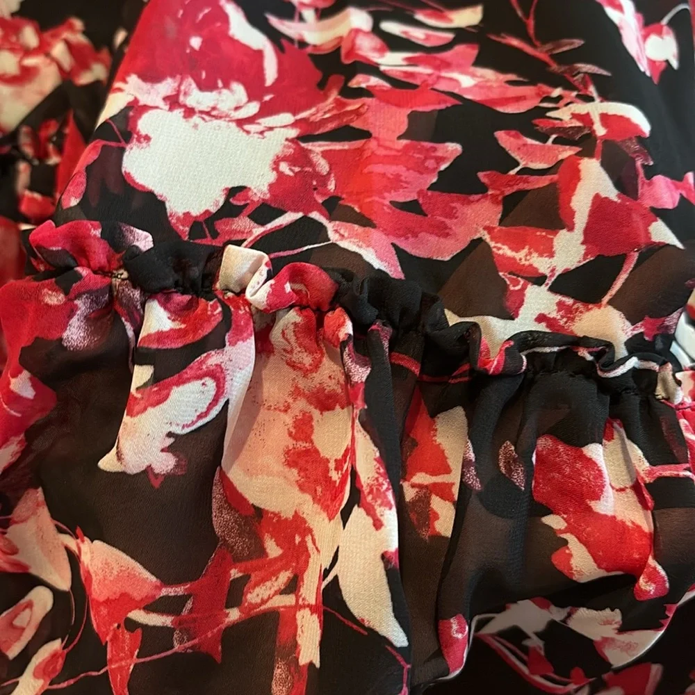 Just Taylor Halter Neck Floral Dress - Picture 5 of 6